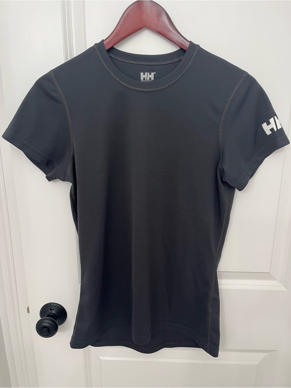 Helly Hansen Black Short Sleeve Athletic Tee